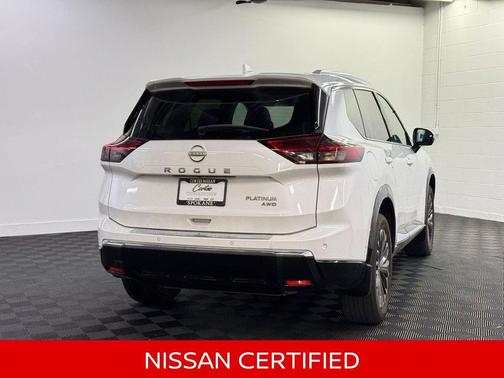 White Pearl 2024 Nissan Rogue Platinum