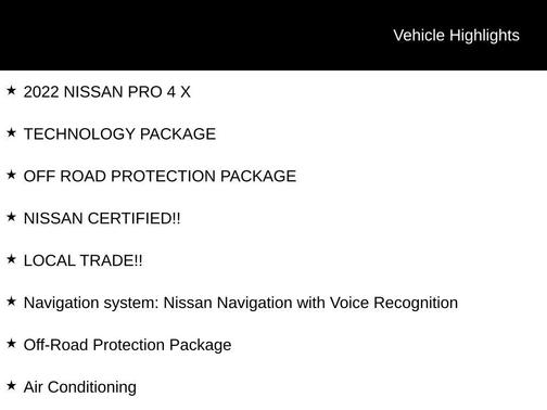 2022 Nissan Frontier PRO-4X