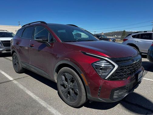 Dawning Red 2025 Kia Sportage Plug-In Hybrid X-Line Prestige