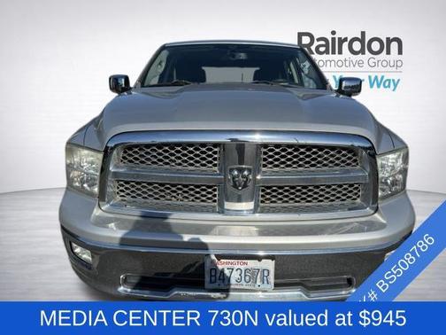 Bright Silver Metallic Clearcoat 2011 Dodge Ram 1500 Laramie