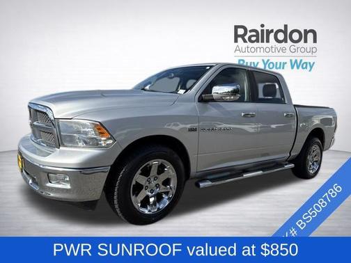 Bright Silver Metallic Clearcoat 2011 Dodge Ram 1500 Laramie