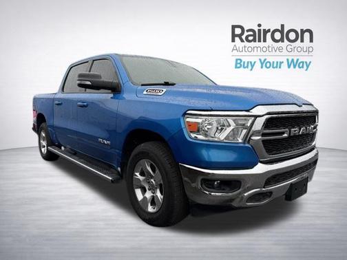 Hydro Blue Pearlcoat 2022 RAM 1500 Big Horn/Lone Star