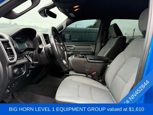 Hydro Blue Pearlcoat 2022 RAM 1500 Big Horn/Lone Star
