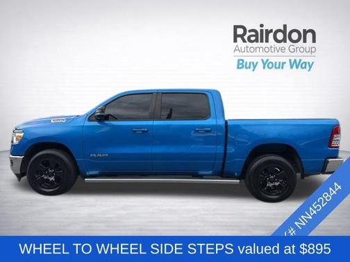 Hydro Blue Pearlcoat 2022 RAM 1500 Big Horn/Lone Star