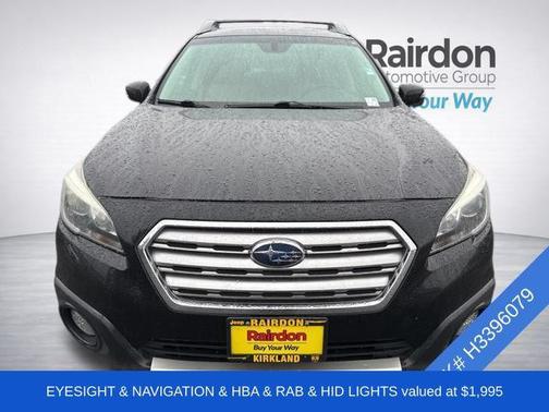 Crystal Black Silica 2017 Subaru Outback 2.5i Limited