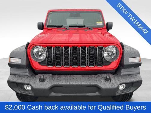 Firecracker Red Clearcoat 2026 Jeep Wrangler Sport S