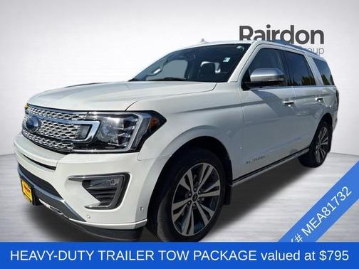 STAR WHITE MET TRI-COAT 2021 Ford Expedition Platinum