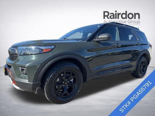FORGED GREEN METALLIC 2023 Ford Explorer Timberline