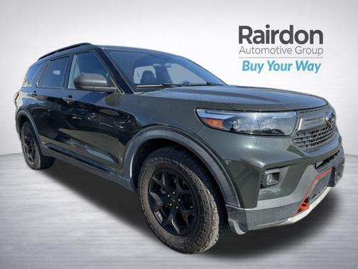 FORGED GREEN METALLIC 2023 Ford Explorer Timberline