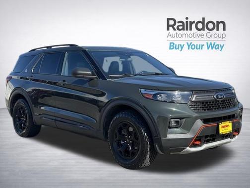 FORGED GREEN METALLIC 2023 Ford Explorer Timberline