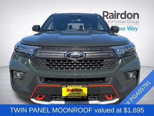 FORGED GREEN METALLIC 2023 Ford Explorer Timberline