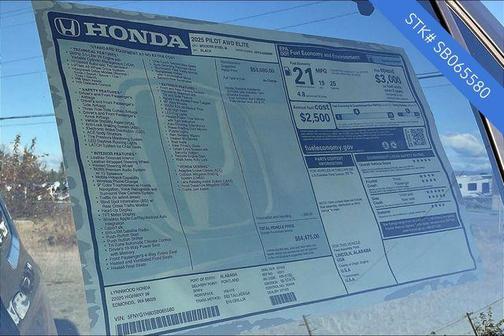 2025 Honda Pilot Elite
