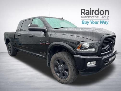 Brilliant Black Crystal Pearlcoat 2018 RAM 2500 Laramie Mega Cab 4x4 6'4' Box