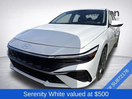 Serenity White 2025 Hyundai ELANTRA Limited