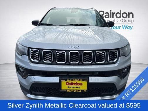 Silver Zynith Metallic Clearcoat 2024 Jeep Compass Limited