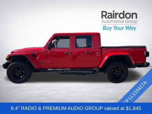 Firecracker Red Clearcoat 2020 Jeep Gladiator Rubicon