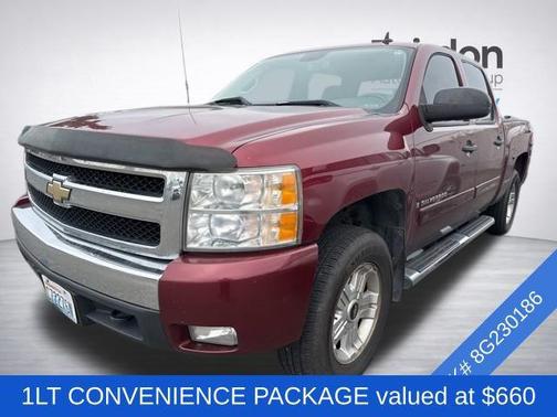Deep Ruby Metallic 2008 Chevrolet Silverado 1500 LT1 Crew Cab