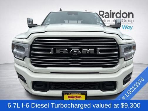 Pearl White 2020 RAM 2500 Laramie Crew Cab 4x4 6'4' Box