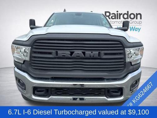 Bright White Clearcoat 2019 RAM 2500 Big Horn Crew Cab 4x4 6'4' Box