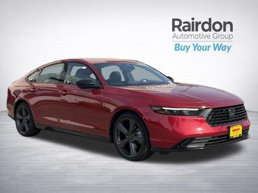 Radiant Red Metallic 2023 Honda Accord Hybrid Sport-L