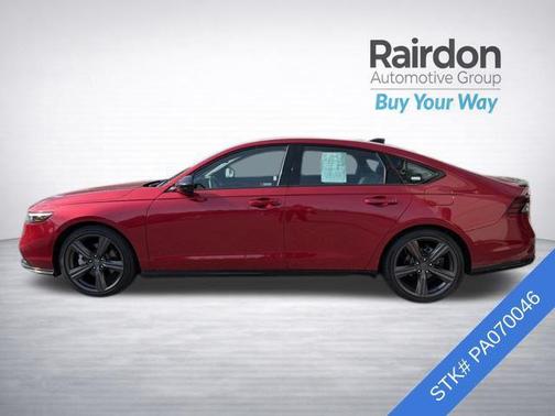Radiant Red Metallic 2023 Honda Accord Hybrid Sport-L