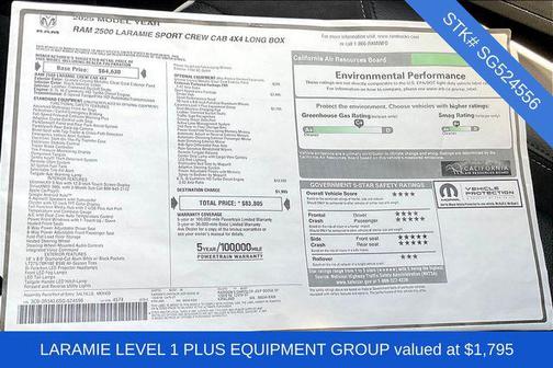 2025 RAM 2500 Laramie Crew Cab 4x4 8' Box