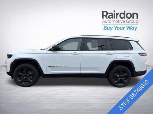 Bright White Clearcoat 2025 Jeep Grand Cherokee L Limited