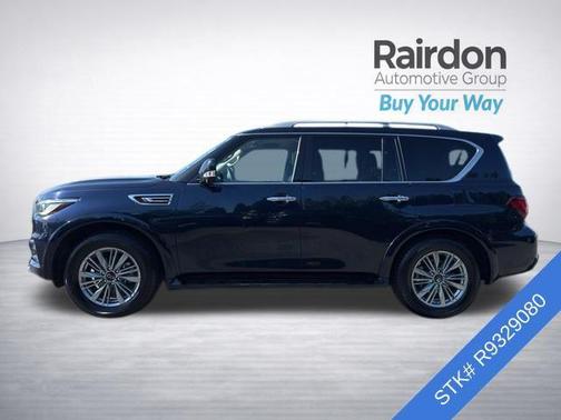 Hermosa Blue 2024 INFINITI QX80 Luxe