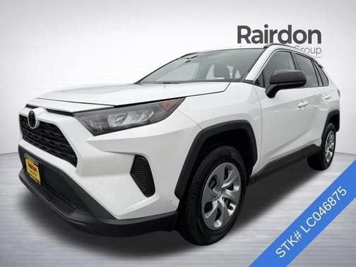 Super White 2020 Toyota RAV4 LE