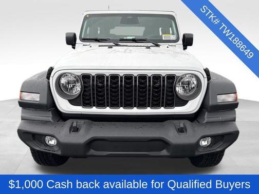 Bright White Clearcoat 2026 Jeep Wrangler Sport S