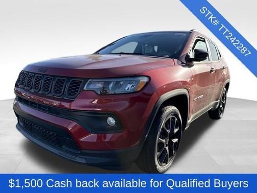 Red Hot Pearlcoat 2026 Jeep Compass Latitude