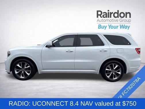 Bright White Clearcoat 2015 Dodge Durango R/T
