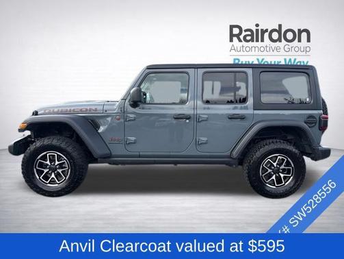 Anvil Clearcoat 2025 Jeep Wrangler Rubicon