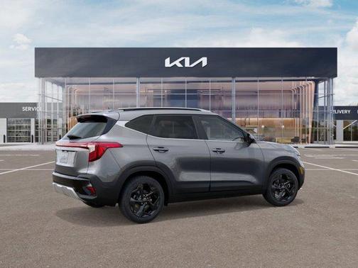 Steel Gray 2026 Kia Seltos EX