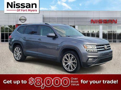 Platinum Gray Metallic 2018 Volkswagen Atlas 3.6L SE