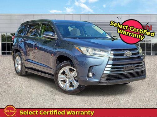 Shoreline Blue Pearl 2019 Toyota Highlander Limited