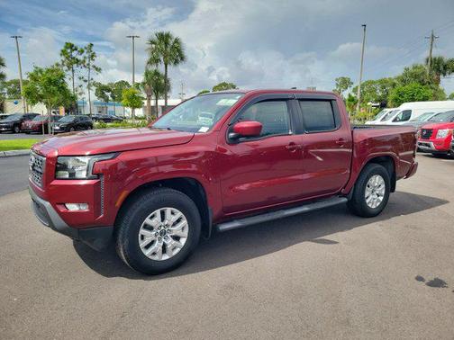 Cardinal Red Metallic Tricoat 2024 Nissan Frontier SV