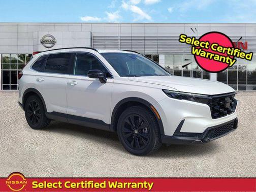 Platinum White Pearl 2024 Honda CR-V Hybrid Sport Touring AWD