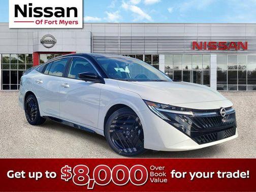 Aspen White Tricoat/Super Black 2026 Nissan Sentra SR