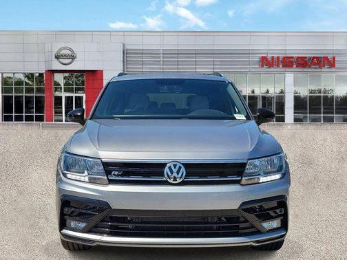 Silver Metallic 2021 Volkswagen Tiguan 2.0T SE R-Line Black