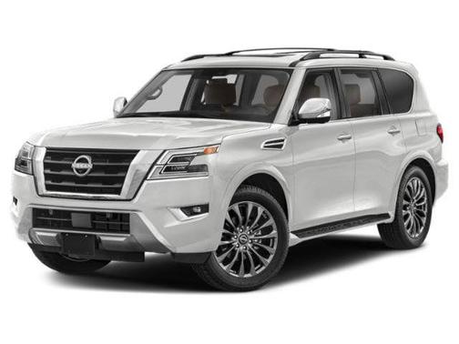 Aspen White Tricoat 2023 Nissan Armada Platinum 4WD