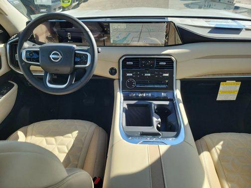 Aspen White Tricoat 2026 Nissan Armada Platinum