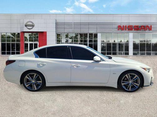 Pure White 2019 INFINITI Q50 3.0t Signature Edition