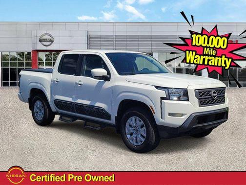 Glacier White 2023 Nissan Frontier SV