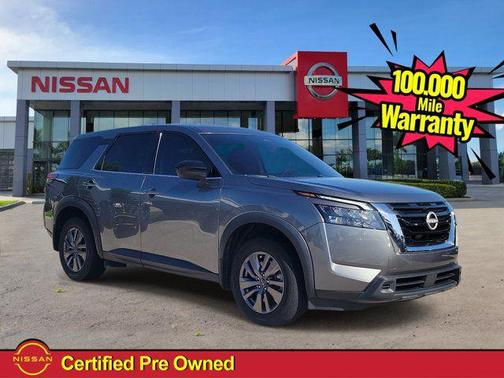 Gun Metallic 2023 Nissan Pathfinder S 4WD