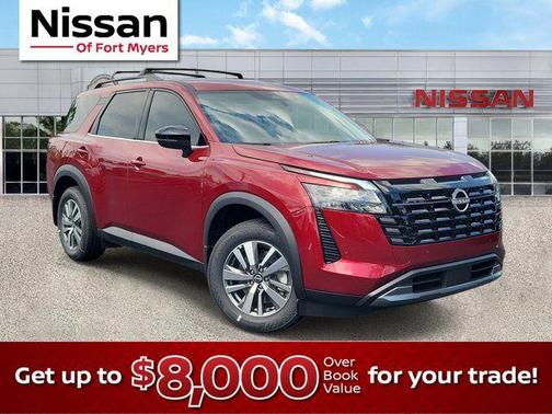 Scarlet Ember Tintcoat 2026 Nissan Pathfinder SL