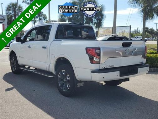 Pearl White 2023 Nissan Titan Platinum Reserve
