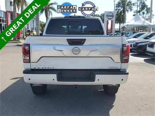 Pearl White 2023 Nissan Titan Platinum Reserve