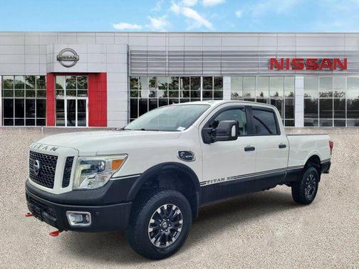 Pearl White 2019 Nissan Titan XD PRO-4X