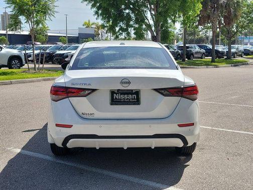 Aspen White Tricoat 2025 Nissan Sentra SV
